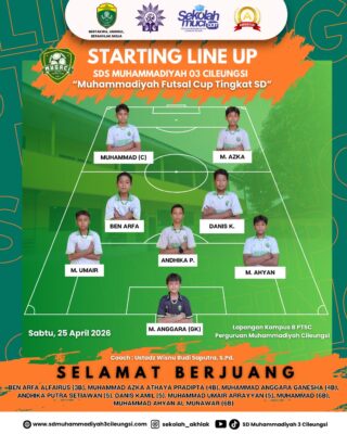 Tim Futsal SD Mugaci Siap Bertanding di Muhammadiyah Futsal Cup 2026