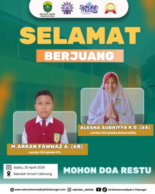 Fawwaz dan Alesha Ikuti Olimpiade MIPA Smart School Competition