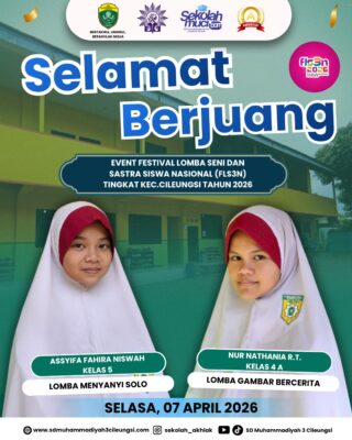 Assyifa dan Nathania Wakili SD Mugaci di FLS3N Cileungsi 2026