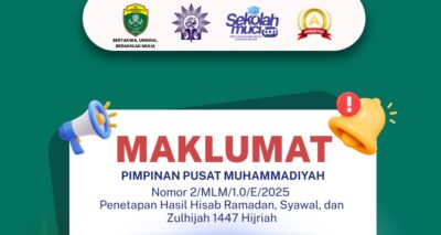 Maklumat PP Muhammadiyah Tentang Dzulhijjah 1447 H